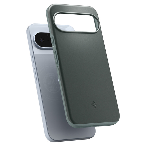 Etui Spigen do Google Pixel 10/10 Pro, Thin Fit Mag MagSafe, Sage Green