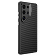 OUTLET Etui do Samsung Galaxy S25 Ultra, pancerne Nillkin, Carboprof Case, do Magsafe, czarne