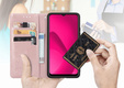Etui z klapką do T Phone 2 5G, Mandala, różowe