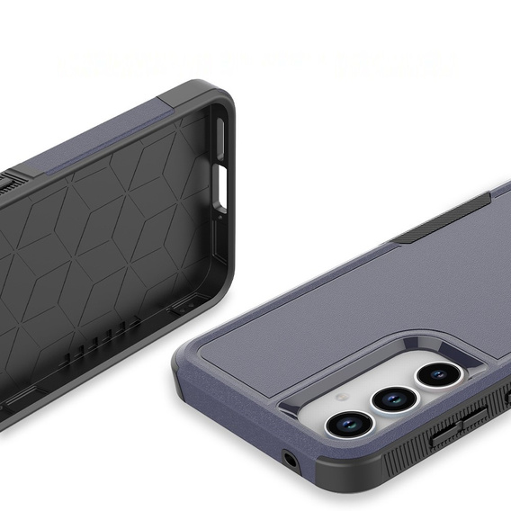 Etui pancerne do Samsung Galaxy A35 5G, Dual Shockproof, granatowe