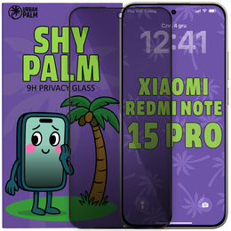 Szkło Hartowane Prywatyzujące Shy Palm do Xiaomi Redmi Note 15 Pro 5G