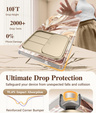 Etui GVIEWIN do Samsung Galaxy S25 Ultra – Topaz/Gold