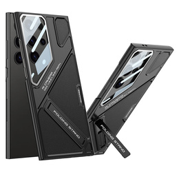 Etui do Samsung Galaxy S25 Ultra Mecha Style z podstawką – czarne