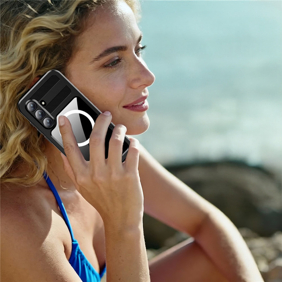 Etui wodoodporne do Samsung Galaxy S26, Redpepper, do MagSafe, czarne