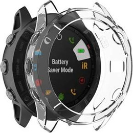 Etui silikonowe do Garmin Fenix 6X/6X Pro, Przezroczyste
