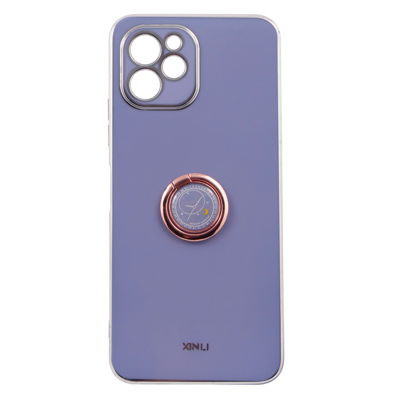 Etui do Huawei Nova Y61, Electro Ring, niebieskie