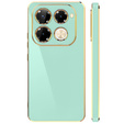 Etui do Infinix Note 40 Pro, Glamour CamShield, miętowe