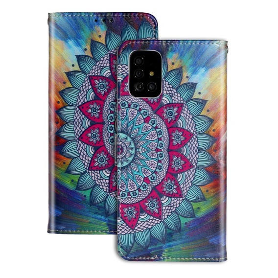 Etui z klapką do Samsung Galaxy A51, Wallet, Mandala Flower