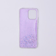 Etui do Xiaomi Redmi 12, Glittery, fioletowe