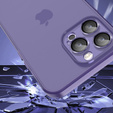 Etui Ultra Slim do iPhone 15, przezroczyste / fioletowe