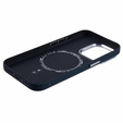 Etui do iPhone 13 Pro, Carbon Fiber MagSafe, czarne / niebieskie