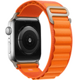 Pasek Nylonowy do Apple Watch 1/2/3/4/5/6/7/8/9/10/SE 38/40/41/42mm, Pomarańczowy