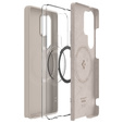 Etui Spigen do Samsung Galaxy S25 Ultra, Silicone Fit Mag, szare + Szkło hartowane