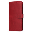 Etui z klapką do Realme C67, Leather Wallet, czerwone