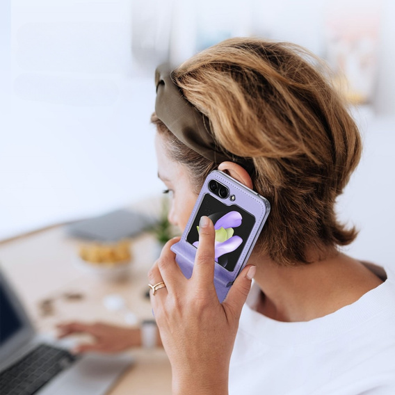 Etui Dux Ducis do Samsung Galaxy Z Flip5 5G, Bril, fioletowe