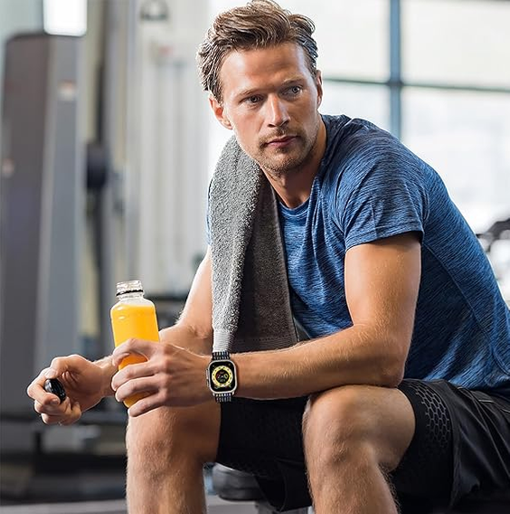 Pasek Nylonowy do Apple Watch 1/2/3/4/5/6/7/8/9/10/11/SE Ultra 1/2/3 42/44/45/46/49mm, Tęczowy