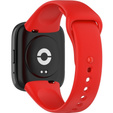 Pasek Silikonowy do Xiaomi Redmi Watch 3 Active, Czerwony