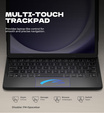 Etui z klawiaturą do Samsung Galaxy Tab A9+, Dexnor Magnetic Keyboard Touchpad, czarne