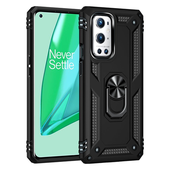 Etui pancerne do OnePlus 9 Pro, Nox Case Ring, czarne