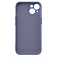 Etui do iPhone 15 Plus, Silicone Lite, szare