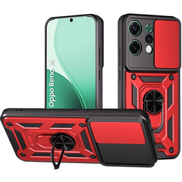 Etui pancerne do Oppo Reno 14, CamShield Slide, czerwone