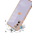 Etui do Samsung Galaxy S20 FE, Electro heart, fioletowe