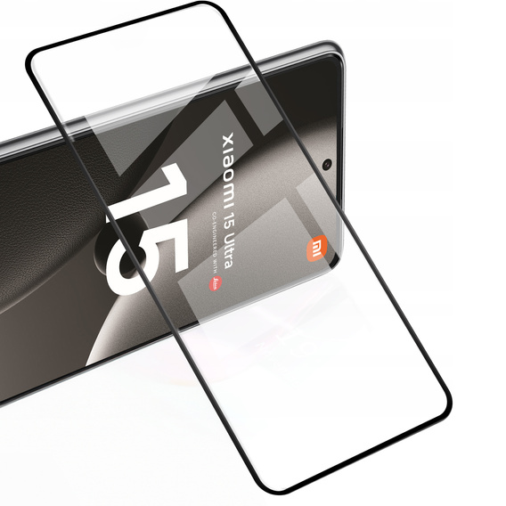 2x Szkło Hartowane do Xiaomi 15 Ultra, ERBORD 3D pełne, szybka na cały ekran