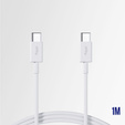 Allity AUC-03 USB-C – USB-C 1.0 m 60W, szybkie ładowanie - biały 