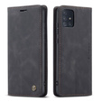 Etui CASEME do Samsung Galaxy A51, Leather Wallet Case, czarne