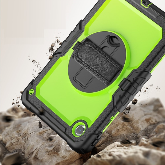 Etui pancerne do Lenovo Tab M11, ochronne 360 z miejscem na rysik, zielone