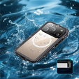 Etui Wodoodporne IP68 do iPhone 17 Pro, SHELLBOX MagSafe, czarne