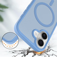 Etui do iPhone 17, Matt Case, do MagSafe, matowe niebieskie