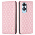 Etui z klapką do Oppo A60, Wallet, BINFEN COLOR, różowe