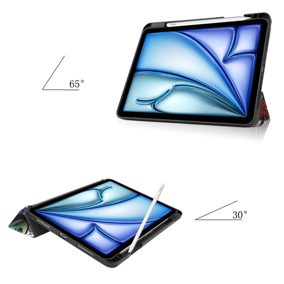Etui do iPad Air 11" 2025/2024 (7/6 gen.), Smartcase, graffiti