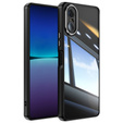 Etui do Sony Xperia 10 VI, Fusion Hybrid, z ochroną aparatu, przezroczyste / czarne
