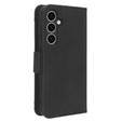 Etui z klapką do Samsung Galaxy S23 FE, Card Slot, czarne