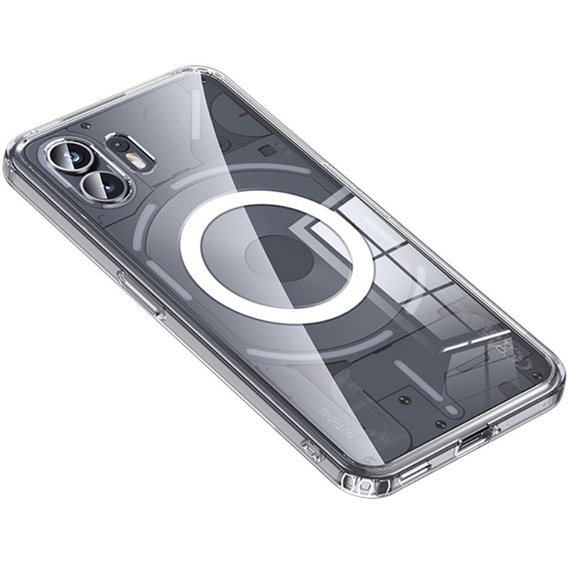 Etui do Nothing Phone 2, Obudowa Fusion Hybrid Case, do MagSafe, przezroczyste