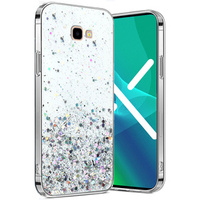 Etui do Samsung Galaxy J4 Plus, Glittery, przezroczyste