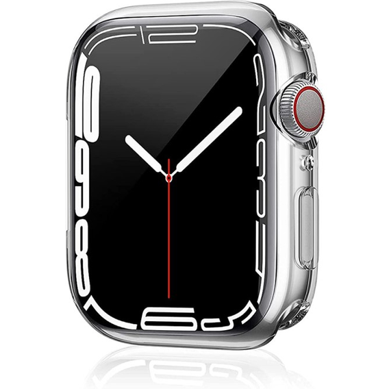 Etui TPU do Apple Watch 7/8/9 45mm, Transparent