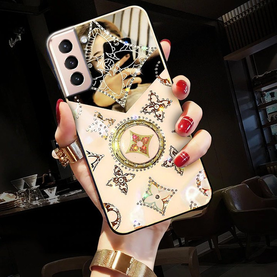 Etui Fashion do Samsung Galaxy S21, różowe