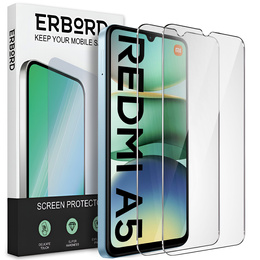 2x Szkło Hartowane do Xiaomi Redmi A5, ERBORD 9H Hard Glass, szybka