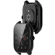 2w1 Etui + Szkło hartowane do Amazfit GTS 4, Czarne