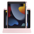 Etui do iPad 10.2" 2021/2020/2019 (9/8/7 gen.), z miejscem na rysik, Obrotowe 360°, Różowe