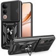 Etui pancerne do Vivo V50 Lite 4G / 5G, CamShield Slide, czarne