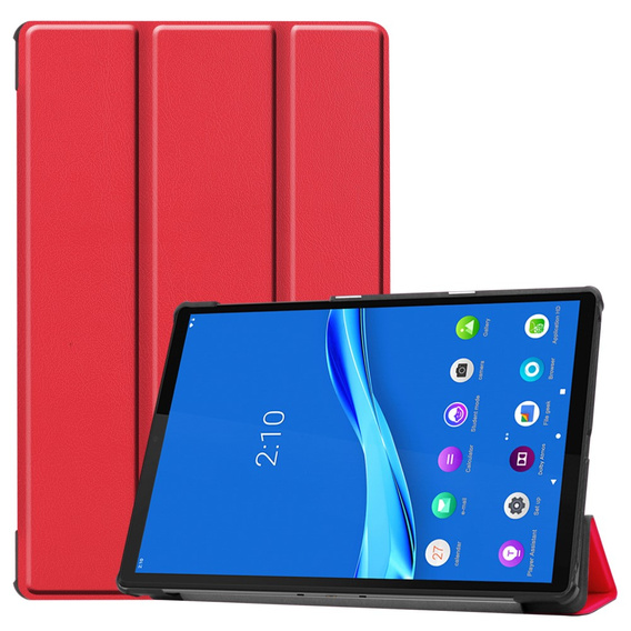 Etui do Lenovo Tab M10 Plus TB-X606F, Smartcase, czerwone