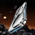 Etui Magnetic Dual Glass MagSafe do iPhone 16 Pro Max, srebrne
