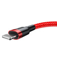 Baseus Cafule – kabel USB-A do Lightning 1 m 2,4A - czerwony