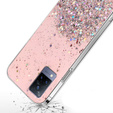 Etui do Vivo V21 5G, Glittery, różowe