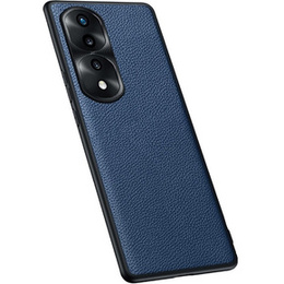 Etui skórzane do Honor 70 5G, Obudowa leather hybrid Case, Niebieskie