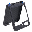 Etui do Samsung Galaxy Z Flip5 5G, karbonowe Carbon Fiber, czarne